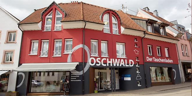 Ladengeschäft Oschwald - Raumgewinner und Taschenladen Elzach von außen
